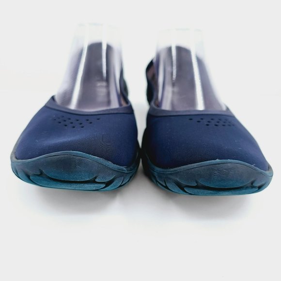 LISSOM Flytes 11.5 Ballet Flats Navy Slip On Comfort Lightweight Stretchy Casual - Picture 5 of 15
